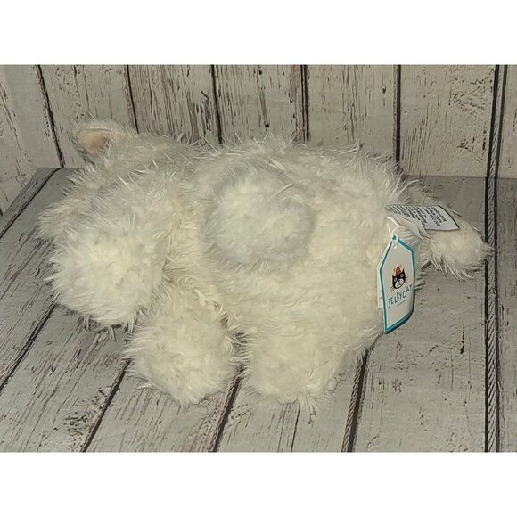 13" NWT Jellycat West Highland Terrier Monroe Plush Stuffed Animal Westie Dog - Picture 5 of 5